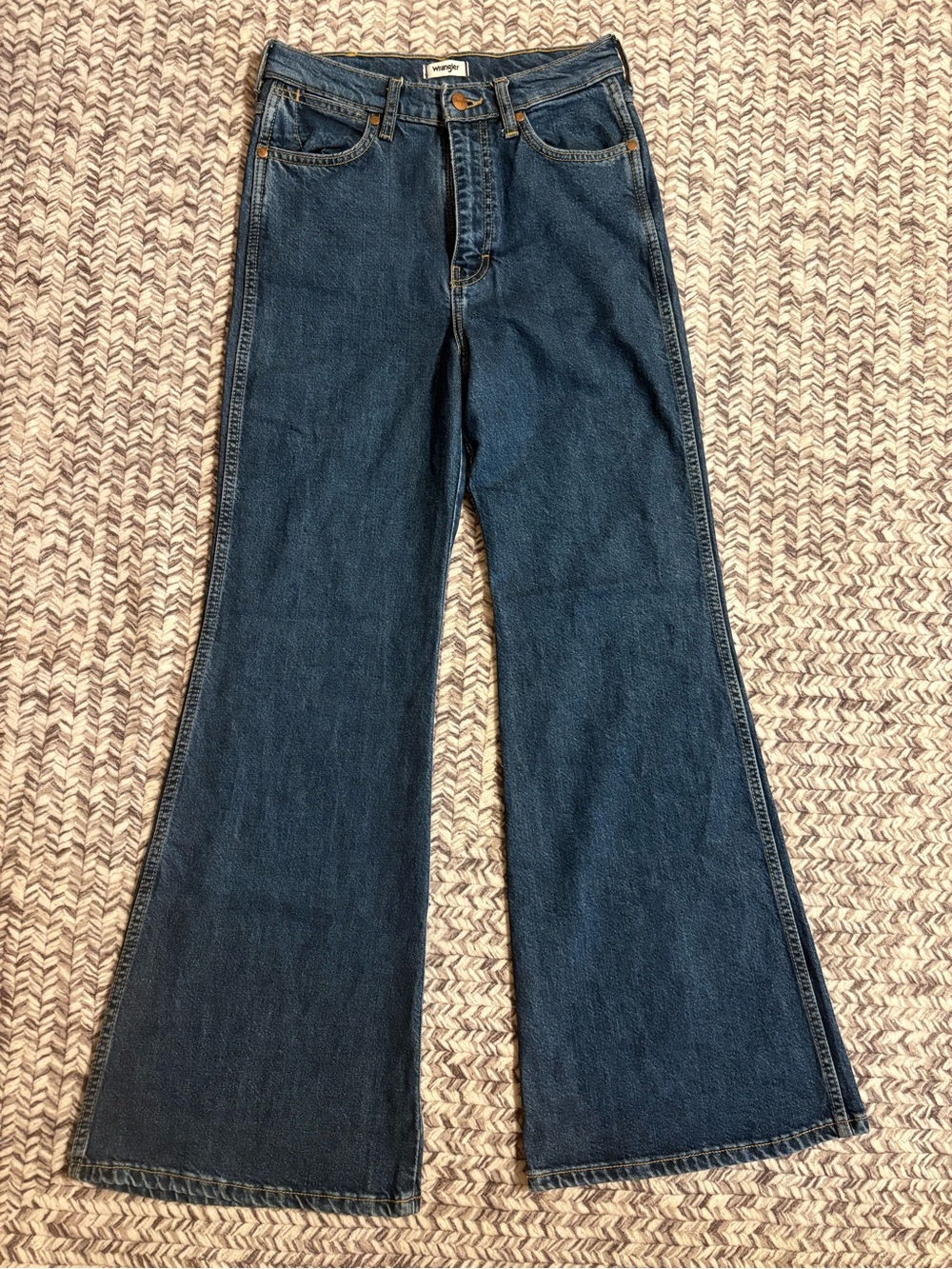 Wrangler Dark Blue Flare Jeans